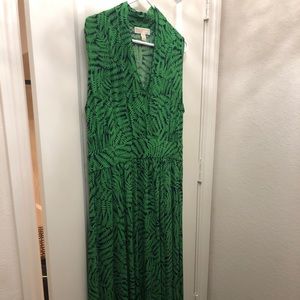 Michael Kors Palm Maxi Dress XL